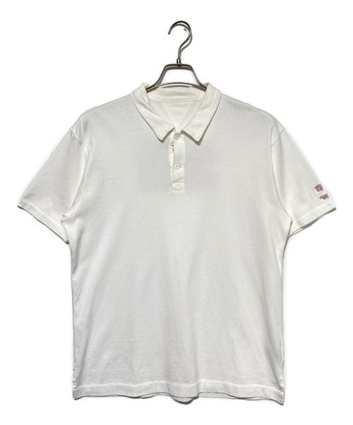 PAPAS（パパス）PAPAS (パパス) ポロシャツ ホワイト サイズ:Ｍの古着・服飾アイテム