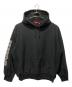 SUPREME（シュプリーム）の古着「Collegiate Sleeve Hooded Sweatshirt」｜ブラック
