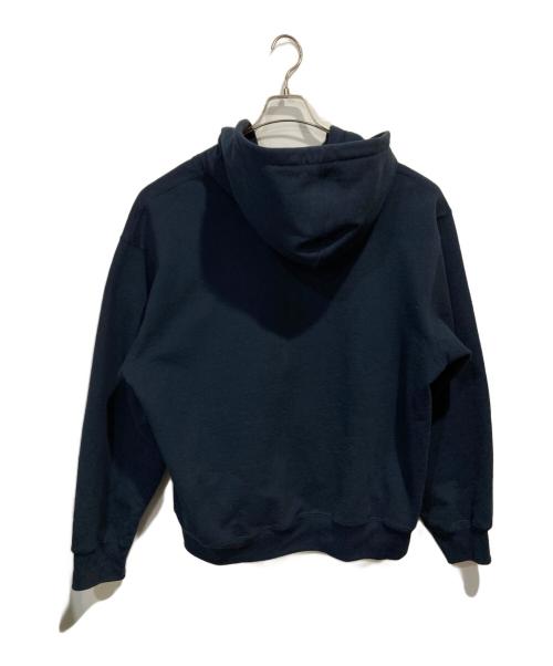 SUPREME（シュプリーム）Supreme (シュプリーム) collegiate applique zip up hooded sweatshirt ネイビー サイズ:Lの古着・服飾アイテム