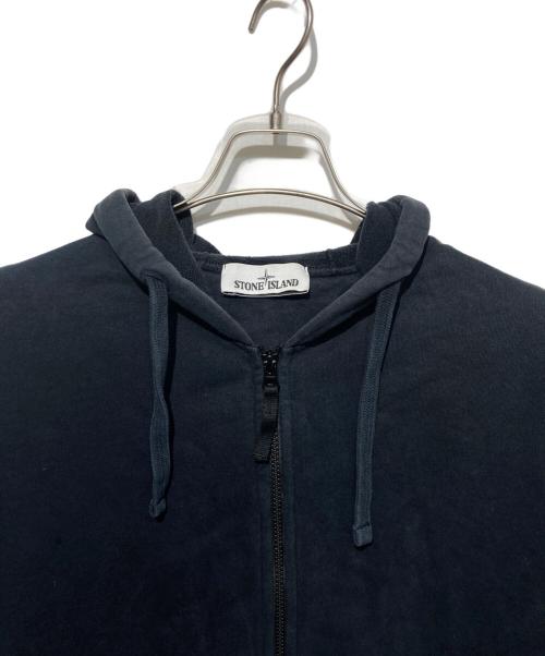 STONE ISLAND（ストーンアイランド）STONE ISLAND (ストーンアイランド) ジップパーカー ブラック サイズ:ＸＬの古着・服飾アイテム