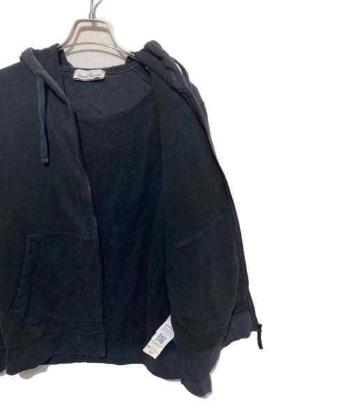 STONE ISLAND（ストーンアイランド）STONE ISLAND (ストーンアイランド) ジップパーカー ブラック サイズ:ＸＬの古着・服飾アイテム