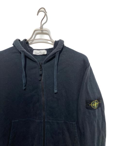 STONE ISLAND（ストーンアイランド）STONE ISLAND (ストーンアイランド) ジップパーカー ブラック サイズ:ＸＬの古着・服飾アイテム