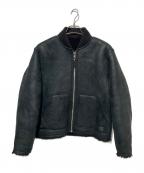 stussyステューシー）の古着「SHEARLING REVERSIBLE BOMBER」｜ブラック