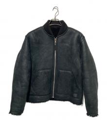 stussy（ステューシー）の古着「SHEARLING REVERSIBLE BOMBER」｜ブラック