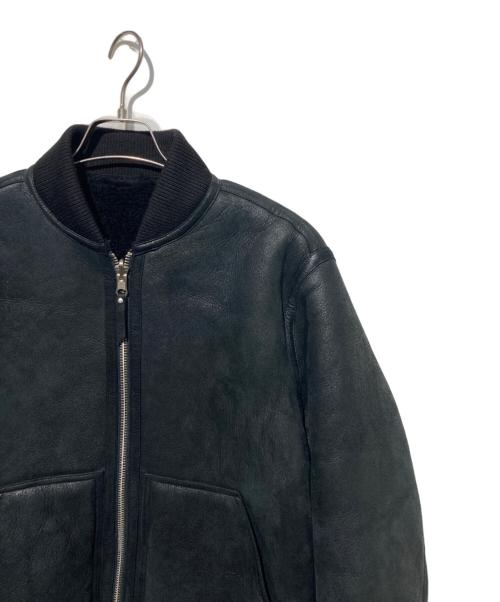 stussy（ステューシー）stussy (ステューシー) SHEARLING REVERSIBLE BOMBER ブラック サイズ:Ｓの古着・服飾アイテム