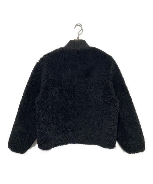 stussy（ステューシー）stussy (ステューシー) SHEARLING REVERSIBLE BOMBER ブラック サイズ:Ｓの古着・服飾アイテム