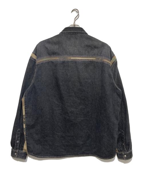 DIESEL（ディーゼル）DIESEL (ディーゼル) D-HOR-FS デニムシャツ ブラック サイズ:XXLの古着・服飾アイテム