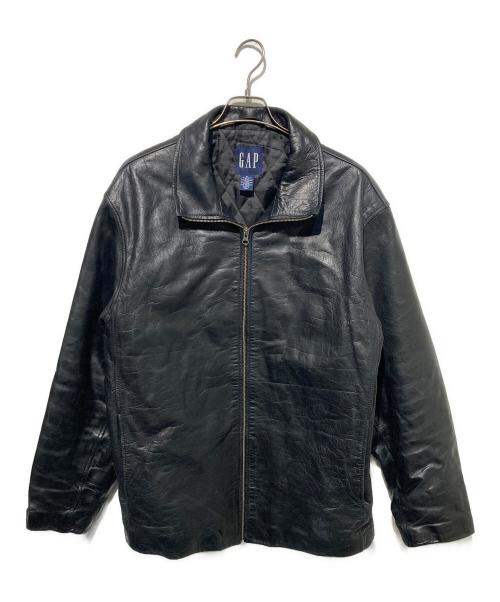 GAP（ギャップ）GAP (ギャップ) レザージャケット ブラック サイズ: XLの古着・服飾アイテム