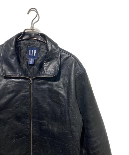 GAP（ギャップ）GAP (ギャップ) レザージャケット ブラック サイズ: XLの古着・服飾アイテム