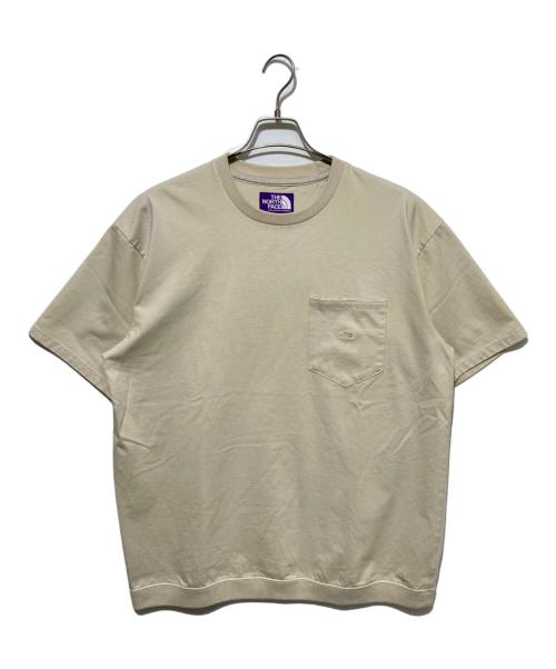 THE NORTHFACE PURPLELABEL（ザ・ノースフェイス パープルレーベル）THE NORTHFACE PURPLELABEL (ザ・ノースフェイス パープルレーベル) High Bulky Pocket Tee ベージュ サイズ:XLの古着・服飾アイテム