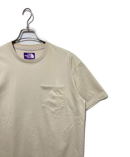 THE NORTHFACE PURPLELABEL（ザ・ノースフェイス パープルレーベル）THE NORTHFACE PURPLELABEL (ザ・ノースフェイス パープルレーベル) High Bulky Pocket Tee ベージュ サイズ:XLの古着・服飾アイテム