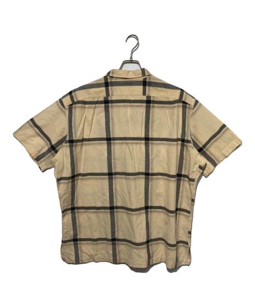 POLO RALPH LAUREN（ポロ・ラルフローレン）POLO RALPH LAUREN (ポロ・ラルフローレン) CLAYTON リネン混チェックシャツ ベージュ サイズ:XLの古着・服飾アイテム