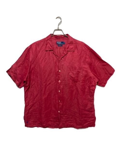 POLO RALPH LAUREN（ポロ・ラルフローレン）POLO RALPH LAUREN (ポロ・ラルフローレン) CALDWELL オープンカラーシャツ レッド サイズ:XLの古着・服飾アイテム