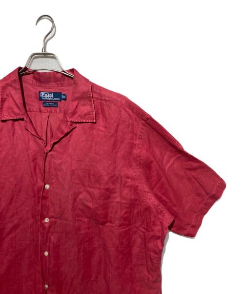 POLO RALPH LAUREN（ポロ・ラルフローレン）POLO RALPH LAUREN (ポロ・ラルフローレン) CALDWELL オープンカラーシャツ レッド サイズ:XLの古着・服飾アイテム