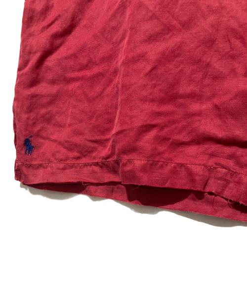 POLO RALPH LAUREN（ポロ・ラルフローレン）POLO RALPH LAUREN (ポロ・ラルフローレン) CALDWELL オープンカラーシャツ レッド サイズ:XLの古着・服飾アイテム