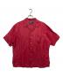 POLO RALPH LAUREN（ポロ・ラルフローレン）の古着「CALDWELL オープンカラーシャツ」｜レッド