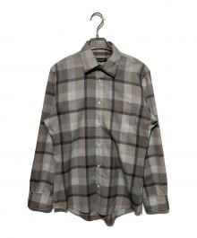 BLACK LABEL CRESTBRIDGE（ブラックレーベル クレストブリッジ）の古着「チェックシャツ」｜グレー