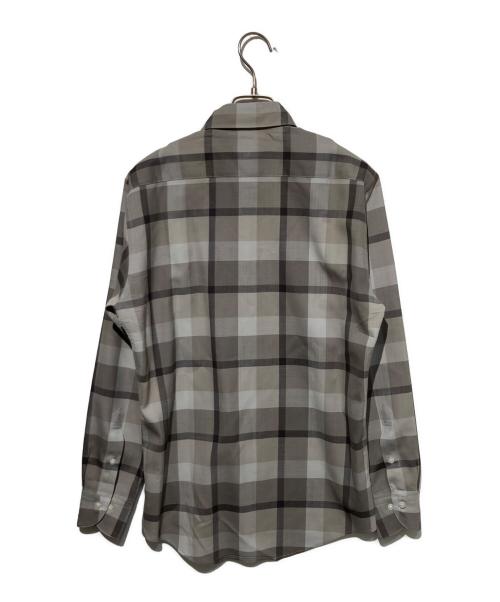 BLACK LABEL CRESTBRIDGE（ブラックレーベル クレストブリッジ）BLACK LABEL CRESTBRIDGE (ブラックレーベル クレストブリッジ) チェックシャツ グレー サイズ:Sの古着・服飾アイテム