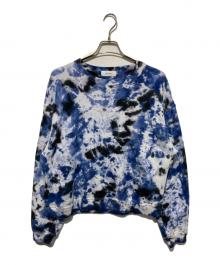 WELLDER（ウェルダー）の古着「Basket Dyeing Crew Neck Sweat」｜ブルー