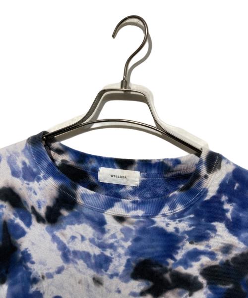 WELLDER（ウェルダー）WELLDER (ウェルダー) Basket Dyeing Crew Neck Sweat ブルー サイズ:3の古着・服飾アイテム