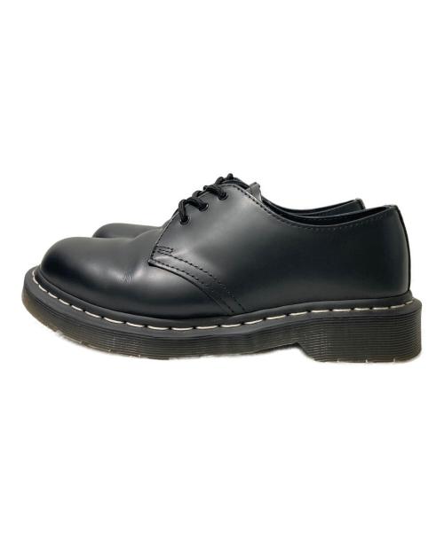 Dr.Martens（ドクターマーチン）Dr.Martens (ドクターマーチン) ホワイトステッチ3ホールシューズ ブラック サイズ:UK6の古着・服飾アイテム