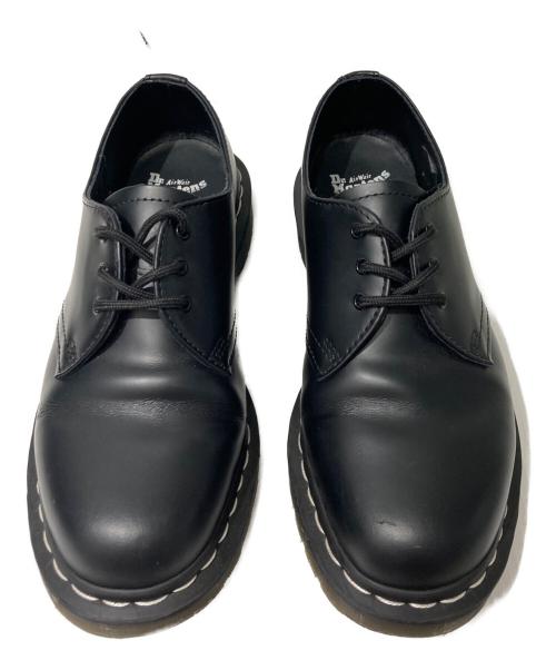 Dr.Martens（ドクターマーチン）Dr.Martens (ドクターマーチン) ホワイトステッチ3ホールシューズ ブラック サイズ:UK6の古着・服飾アイテム