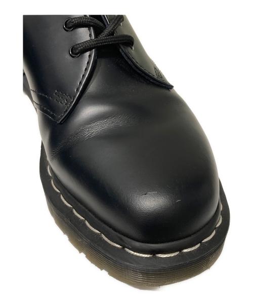 Dr.Martens（ドクターマーチン）Dr.Martens (ドクターマーチン) ホワイトステッチ3ホールシューズ ブラック サイズ:UK6の古着・服飾アイテム