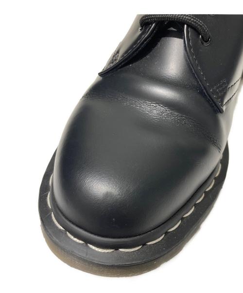 Dr.Martens（ドクターマーチン）Dr.Martens (ドクターマーチン) ホワイトステッチ3ホールシューズ ブラック サイズ:UK6の古着・服飾アイテム