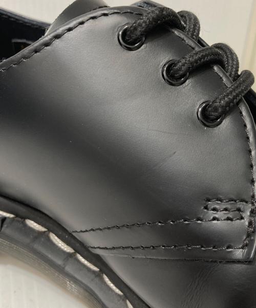 Dr.Martens（ドクターマーチン）Dr.Martens (ドクターマーチン) ホワイトステッチ3ホールシューズ ブラック サイズ:UK6の古着・服飾アイテム