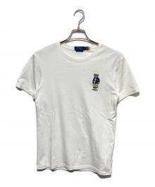 POLO RALPH LAUREN（ポロ・ラルフローレン）の古着「ポロベアワッペンTシャツ」｜ホワイト