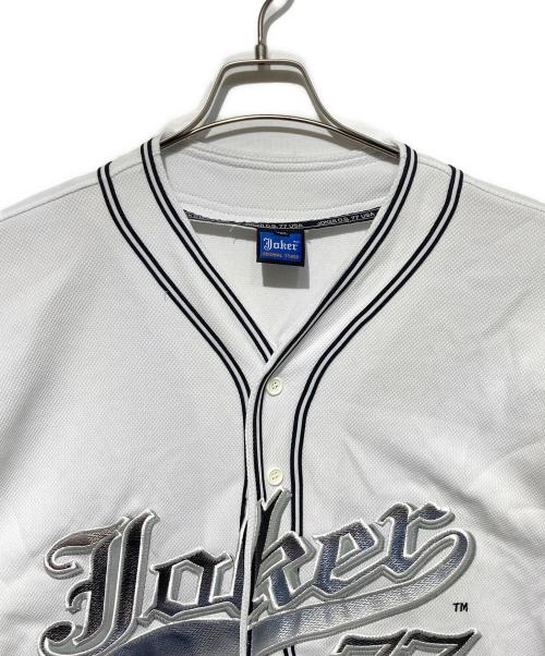 JOKER（ジョーカー）JOKER (ジョーカー) 90s ベースボールシャツ ホワイト サイズ:XXLの古着・服飾アイテム