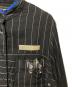 中古・古着 DIESEL (ディーゼル) ギミックストライプシャツ ブラック サイズ:ＸＳ：5000円