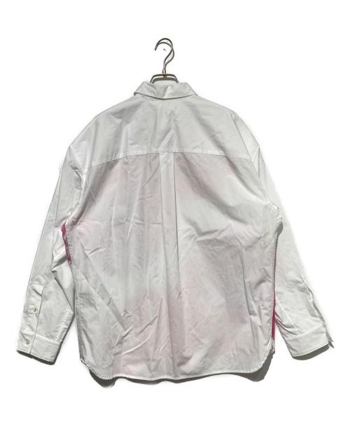 HERALBONY（ヘラルボニー）HERALBONY (ヘラルボニー) レギュラーカラーシャツ「タイトル不明」 ホワイト サイズ:Lの古着・服飾アイテム