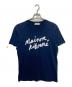 MAISON KITSUNE（メゾンキツネ）の古着「ロゴプントTシャツ」｜ネイビー