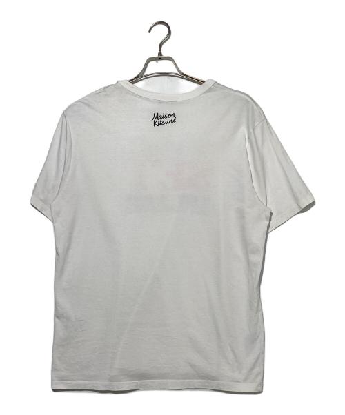 maison kitsune（メゾンキツネ）maison kitsune (メゾンキツネ) プリントTシャツ ホワイト サイズ:Sの古着・服飾アイテム