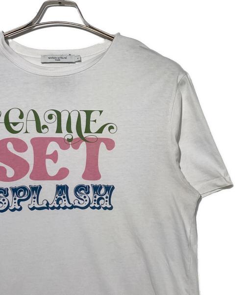 maison kitsune（メゾンキツネ）maison kitsune (メゾンキツネ) プリントTシャツ ホワイト サイズ:Sの古着・服飾アイテム