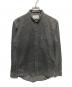 Maison Martin Margiela（メゾンマルタンマルジェラ）の古着「比翼ストライプシャツ」｜グレー
