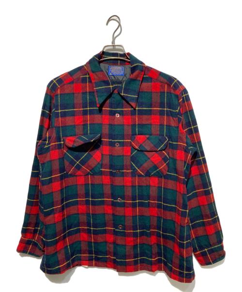 PENDLETON（ペンドルトン）PENDLETON (ペンドルトン) ボードシャツ レッド サイズ:Lの古着・服飾アイテム