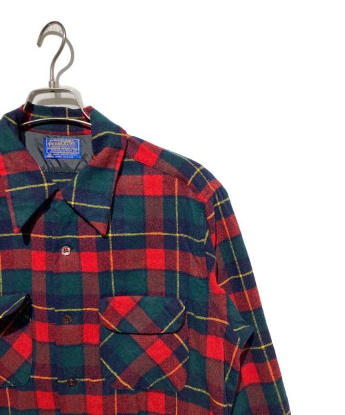 PENDLETON（ペンドルトン）PENDLETON (ペンドルトン) ボードシャツ レッド サイズ:Lの古着・服飾アイテム