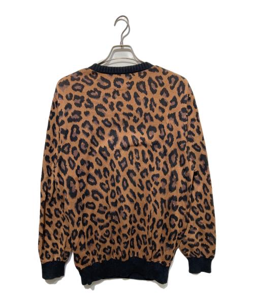 WACKO MARIA（ワコマリア）WACKO MARIA (ワコマリア) レオパードニット ブラウン サイズ:Mの古着・服飾アイテム