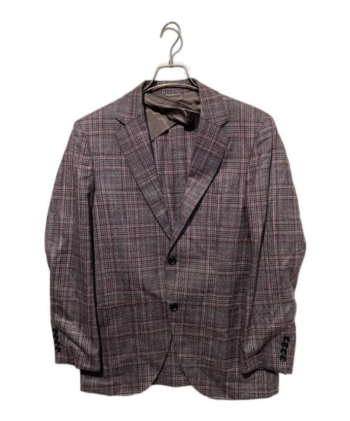 BARNEYS NEWYORK（バーニーズ・ニューヨーク）BARNEYS NEWYORK (バーニーズ・ニューヨーク) テーラードジャケット グレー サイズ:48の古着・服飾アイテム