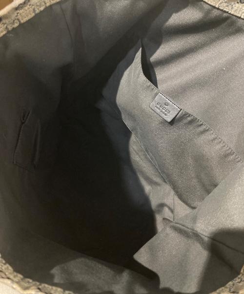 GUCCI（グッチ）GUCCI (グッチ) トートバッグ シルバー×ブラックの古着・服飾アイテム