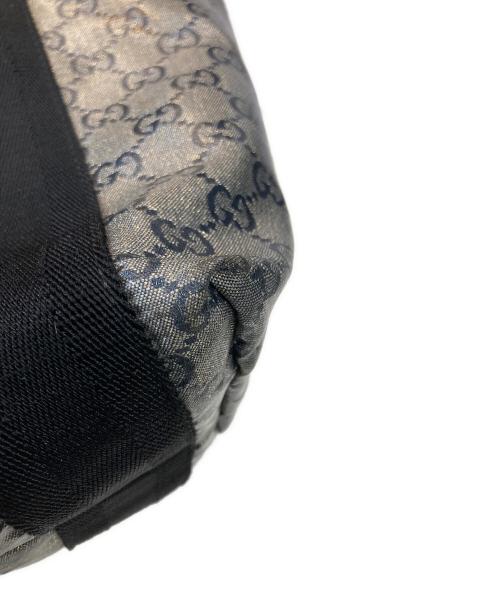 GUCCI（グッチ）GUCCI (グッチ) トートバッグ シルバー×ブラックの古着・服飾アイテム