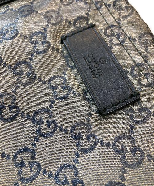 GUCCI（グッチ）GUCCI (グッチ) トートバッグ シルバー×ブラックの古着・服飾アイテム