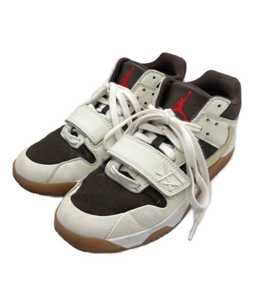 NIKE（ナイキ）NIKE (ナイキ) Travis Scott (トラヴィススコット) Jordan Jumpman Jack TR ホワイト×オリーブ サイズ:26cmの古着・服飾アイテム