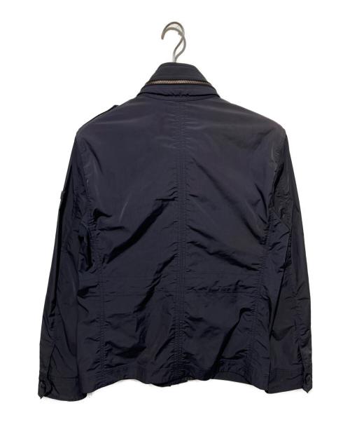 BURBERRY BLACK LABEL（バーバリーブラックレーベル）BURBERRY BLACK LABEL (バーバリーブラックレーベル) ナイロンミリタリージャケット ネイビー サイズ:Lの古着・服飾アイテム