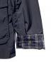 中古・古着 BURBERRY BLACK LABEL (バーバリーブラックレーベル) ナイロンミリタリージャケット ネイビー サイズ:L：15000円