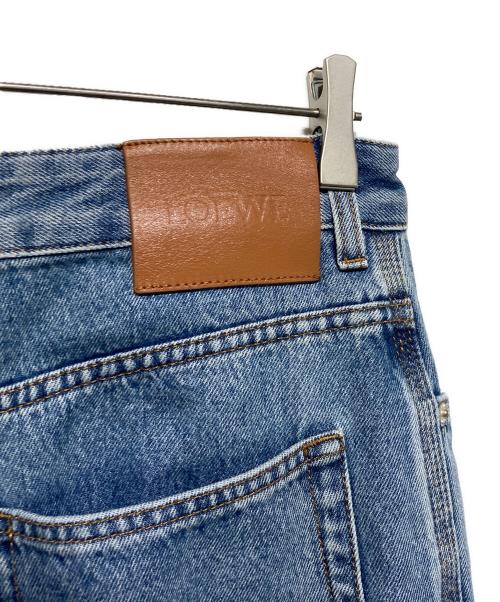 LOEWE（ロエベ）LOEWE (ロエベ) アナグラムバギージーンズ インディゴ サイズ:46の古着・服飾アイテム