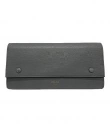 CELINE（セリーヌ）の古着「ラージフラップ マルチファンクション」｜グレー