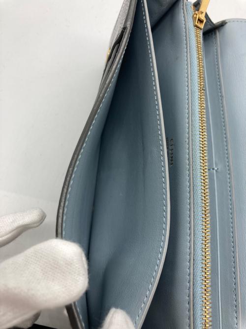 CELINE（セリーヌ）CELINE (セリーヌ) ラージフラップ マルチファンクション グレーの古着・服飾アイテム